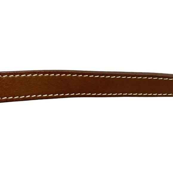 Auth HERMES Silky City PM - Orange Beige Multi Silk Veau Barenia Square M - Picture 8 of 16